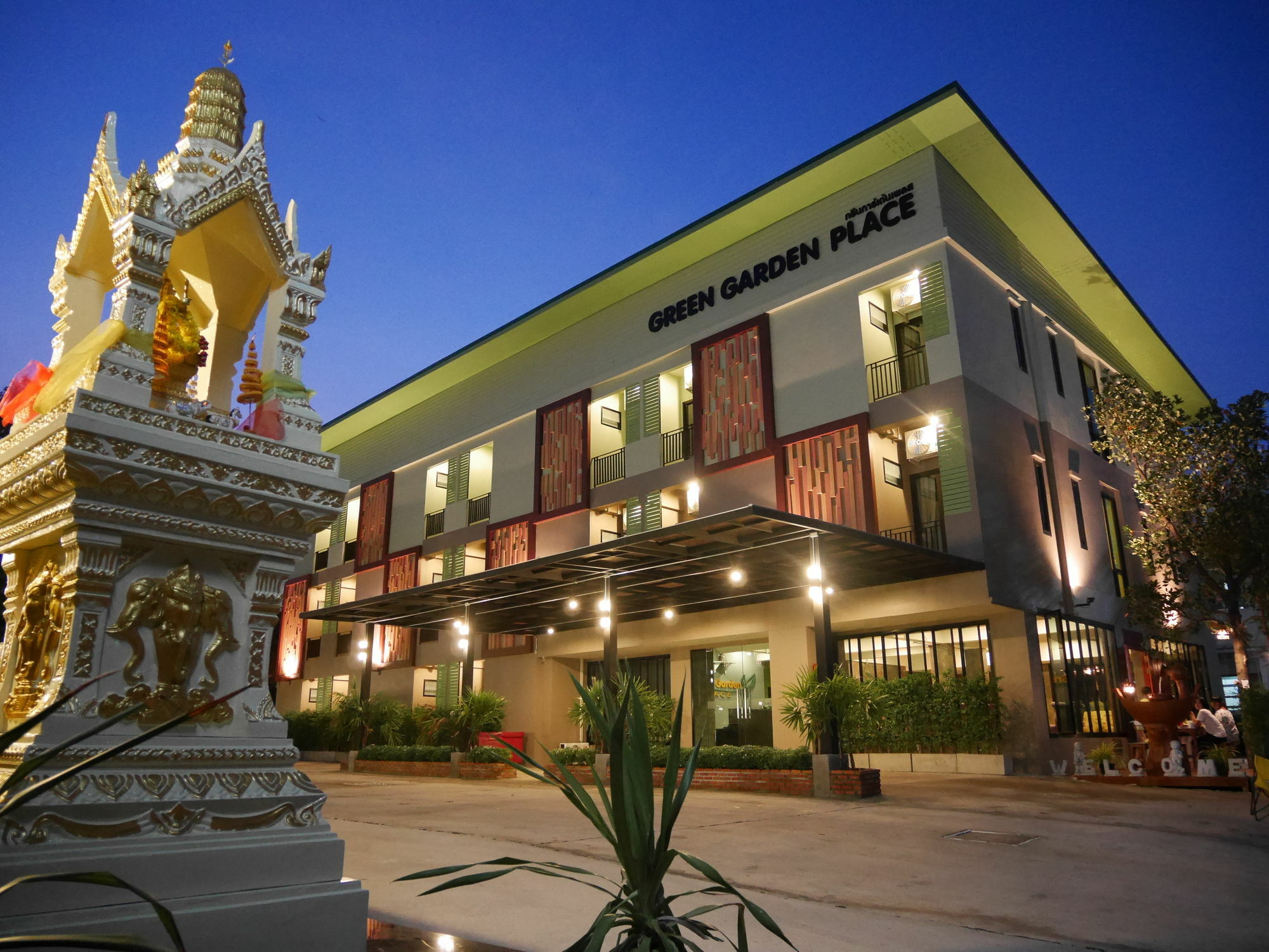 Hotel Green Garden Place Udon Thani Exterior foto